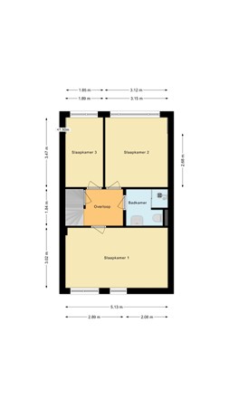 Floorplan - Ring 130, 9665 EX Oude Pekela